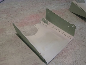 An arbor press  set up to make the a small bend required in the fabrication of a Cessna lower aileron skin